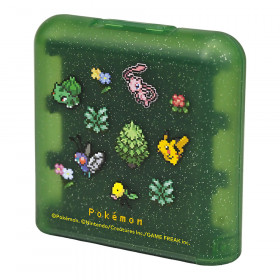 CASE (เคส) HORI NSX-187A GAME CARD CASE 24 SLOT - POKEMON PIXEL GREEN FOR NINTENDO SWITCH 2