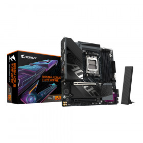 MAINBOARD (เมนบอร์ด) GIGABYTE B850M AORUS ELITE WIFI6E (REV. 1.1) - AMD SOCKET AM5 DDR5 MICRO-ATX