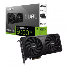 VGA (การ์ดแสดงผล) ASUS DUAL GEFORCE RTX 5060 TI EVO OC EDITION 16GB GDDR7