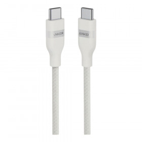 CHARGER CABLE (สายชาร์จ) ANKER NANO - 240W USB-C TO USB-C 90CM WHITE A82E2H21