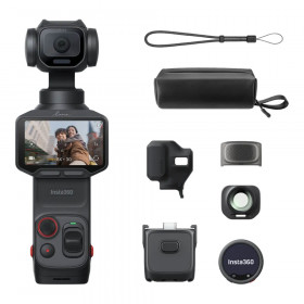 ACTION CAMERA (กล้องแอคชั่น) INSTA360 LUNA PRO - CREATOR BUNDLE COSMIC BLACK