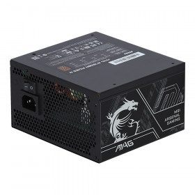 POWER SUPPLY (อุปกรณ์จ่ายไฟ) MSI MAG A750BN PCIE5 III - 750W 80 PLUS BRONZE BLACK ATX
