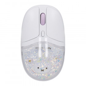 WIRELESS MOUSE (เมาส์ไร้สาย) ANITECH MIFFY MF-W246 - WHITE MF-W246-WH