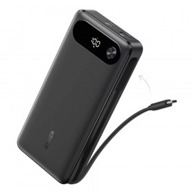 POWER BANK (พาวเวอร์แบงค์) ANKER BUILT-IN USB-C - 20000mAh 87W BLACK A1383H11