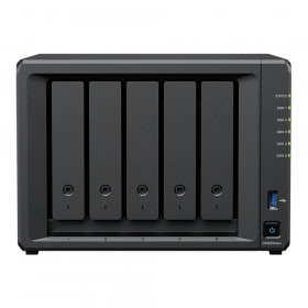 NAS (อุปกรณ์จัดเก็บข้อมูลบนเครือข่าย) SYNOLOGY DS1525NEO+ - 5 BAY AMD RYZEN V1500B 2.2 GHz 4 GB DDR4 NON-ECC SODIMM 2 x 2.5GbE
