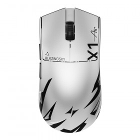 WIRELESS MOUSE (เมาส์ไร้สาย) ATK X1 AIR ULTIMATE+ - FLAME INK SILVER