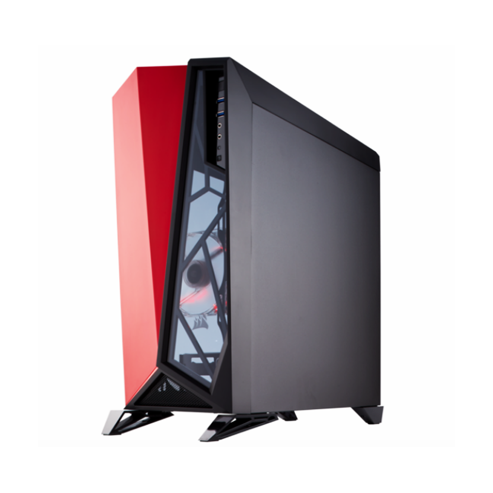 CASE (เคส) CORSAIR SPEC OMEGA (CC-9011120-WW) (BLACK-RED)