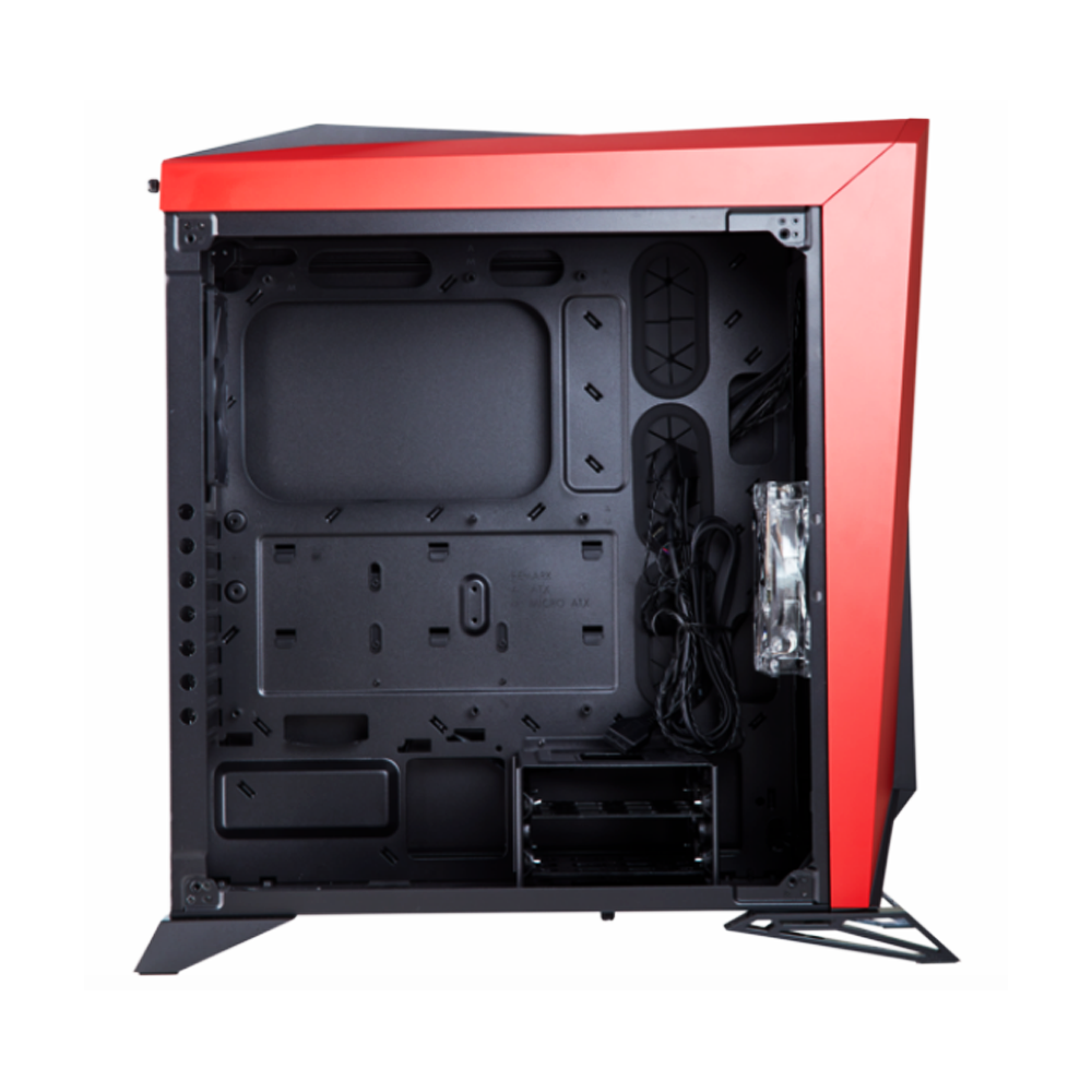 CASE (เคส) CORSAIR SPEC OMEGA (CC-9011120-WW) (BLACK-RED)