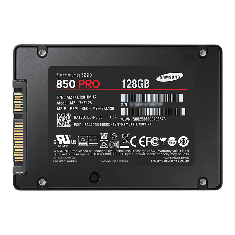 128 GB SSD (เอสเอสดี) SAMSUNG 850 PRO (MZ-7KE128BW)