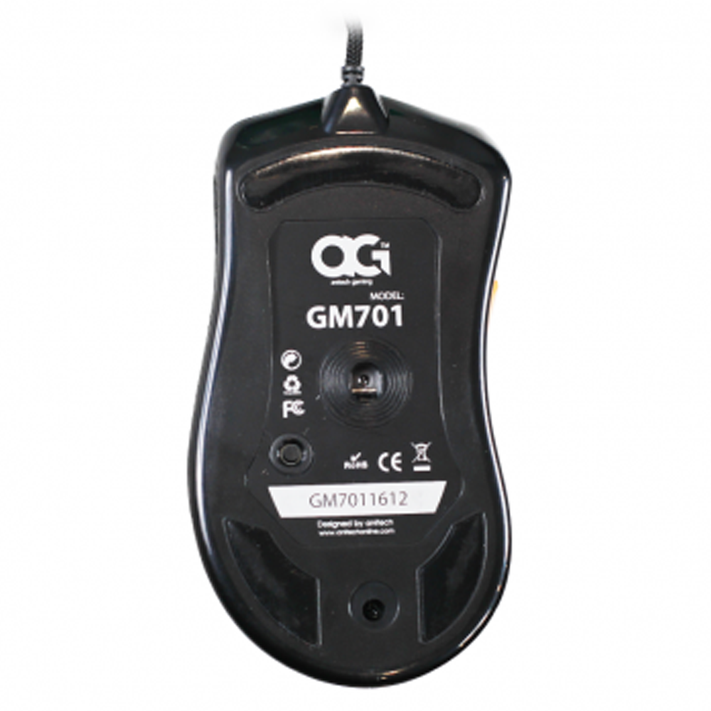 MOUSE (เม้าส์) AG GAMING [ANITECH] GM701 MACRO (BLACK)