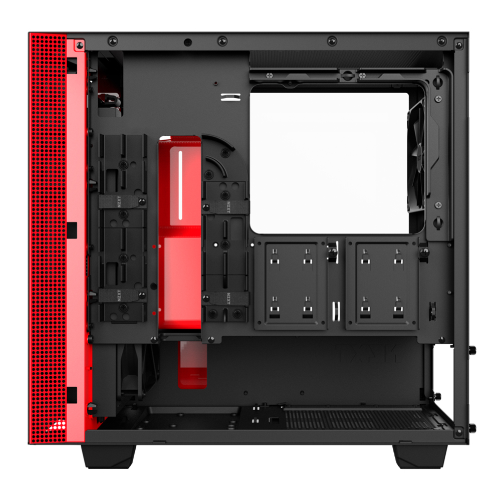 CASE (เคส) NZXT H400I (BLACK-RED)