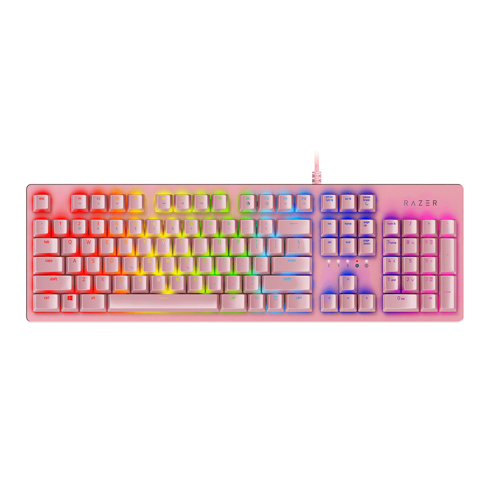 KEYBOARD (คีย์บอร์ด) RAZER HUNTSMAN (QUARTZ PINK) (RAZER OPTO ...