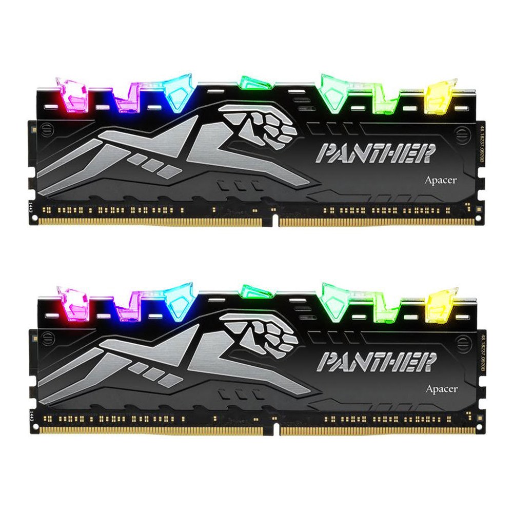 16GB (8GBx2) DDR4/2666 RAM PC (แรมพีซี) APACER PANTHER RAGE RGB