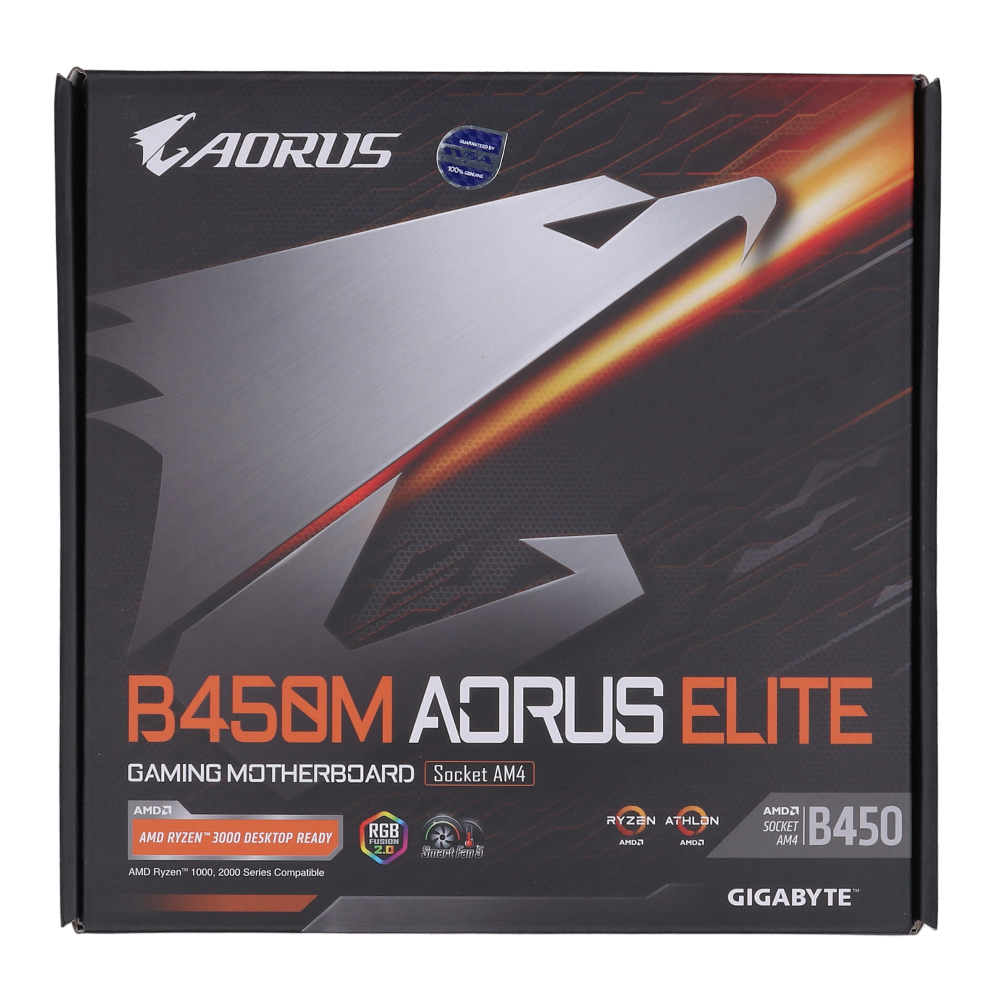 GIGABYTE B450M AORUS ELITE Motherboard I/O Shield Back Plate - Metal