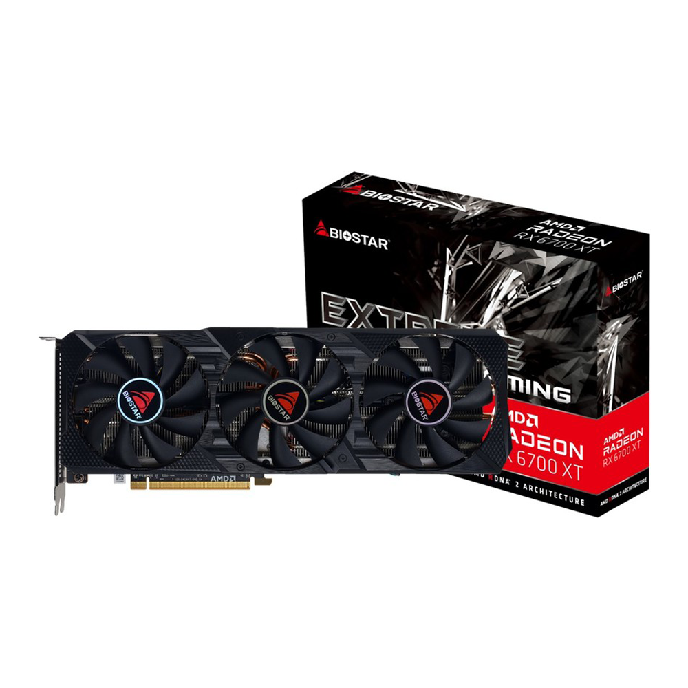 VGA (การ์ดแสดงผล) BIOSTAR RADEON RX6700XT - 12GB GDDR6 (VA67T6TML9)