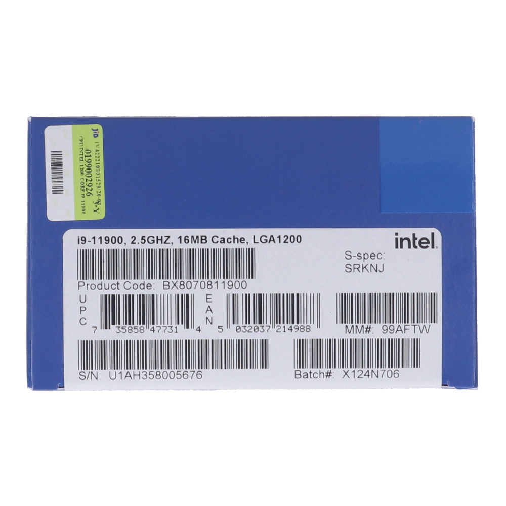 CPU (ซีพียู) INTEL CORE I9-11900 2.5 GHz (SOCKET LGA 1200)