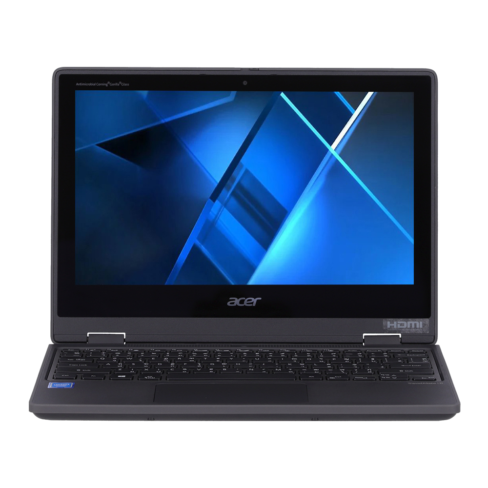 Acer TravelMate Spin B3 2-in-1 Laptop – Intel N200, 8GB RAM, 128GB SSD, 11.6" Touchscreen, Win11 Pro