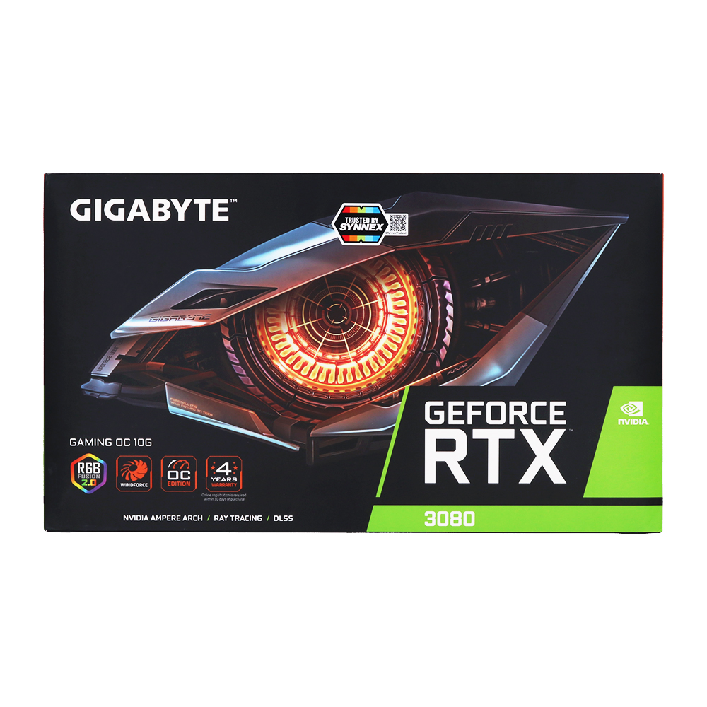 VGA (การ์ดแสดงผล) GIGABYTE RTX3080 GAMING OC 10GB GDDR6X (GV