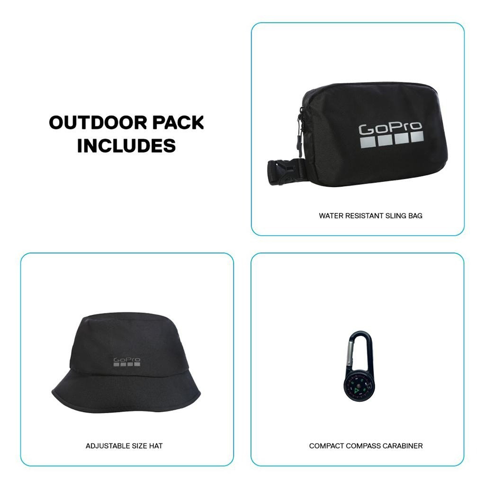 ACTION CAMERA (กล้อง) GOPRO HERO10 BLACK BUNDLE W.HAT BAG COMPASS