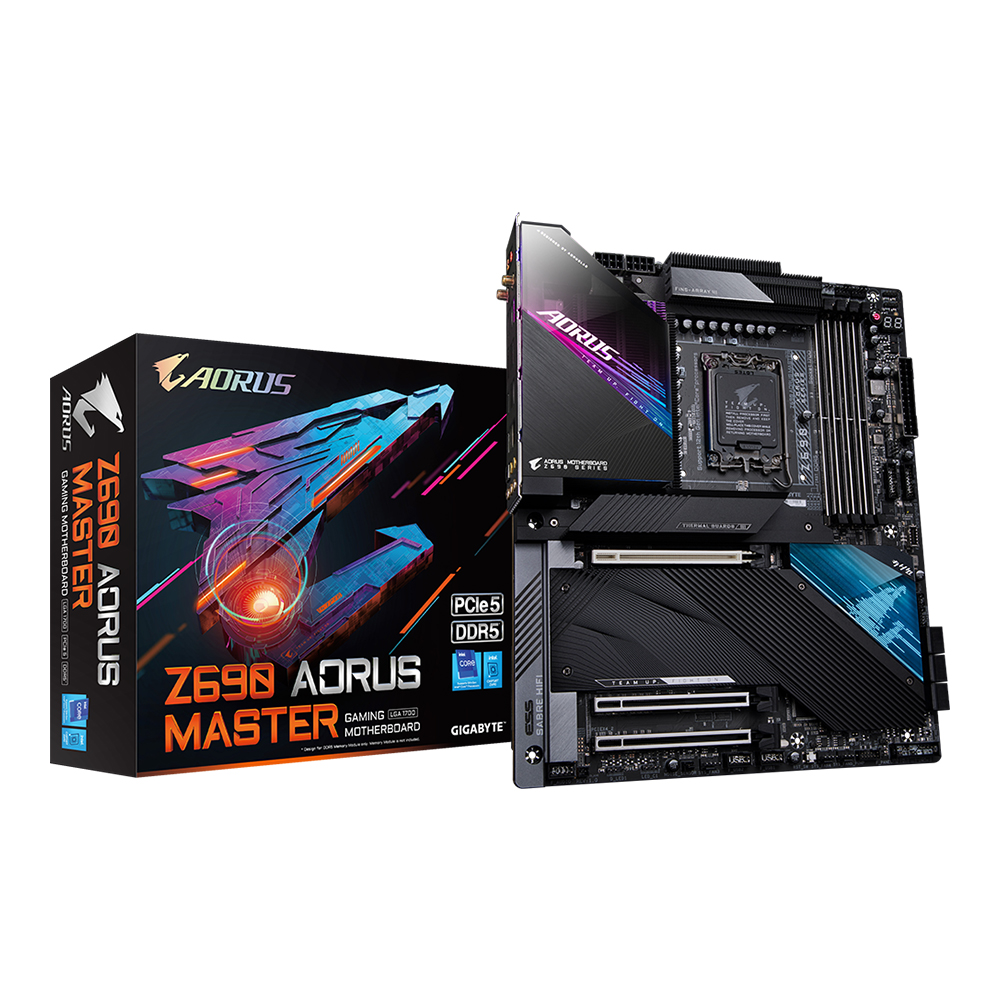 Core i7 13700K·Z690 AORUS MASTER MAINBOARD (เมนบอร์ด) 1700 GIGABYTE Z690 AORUS MASTER (REV. 1.1)