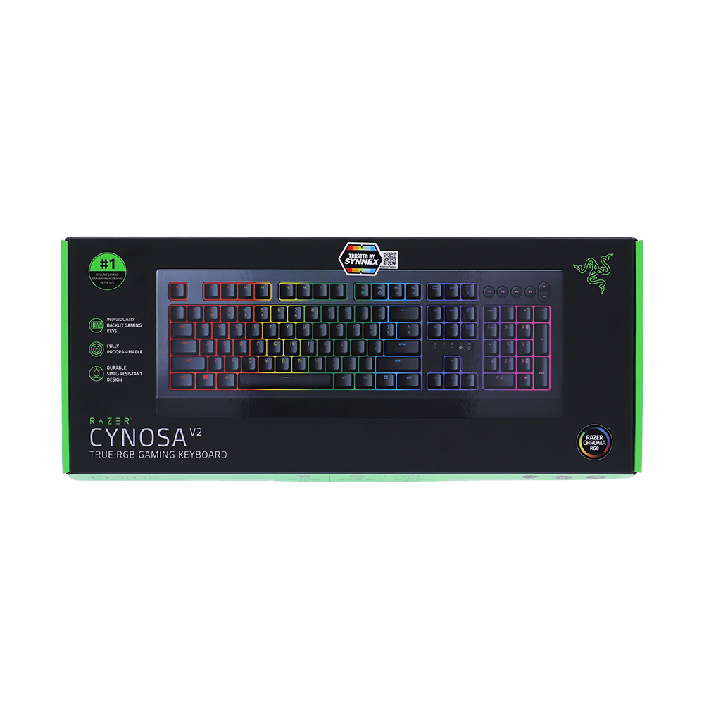 KEYBOARD (คีย์บอร์ด) RAZER CYNOSA V2 [THAI/EN]
