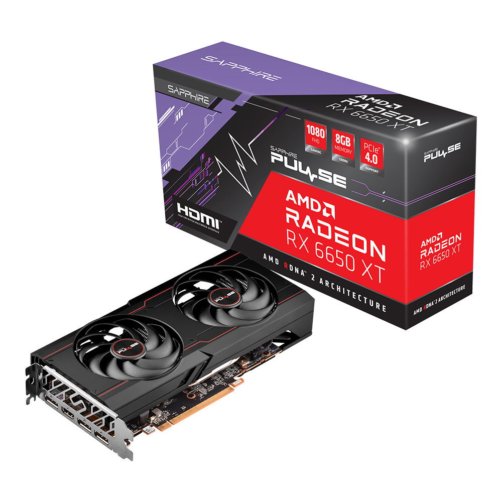 VGA (การ์ดแสดงผล) SAPPHIRE PULSE AMD RADEON RX 6650 XT - 8GB GDDR6