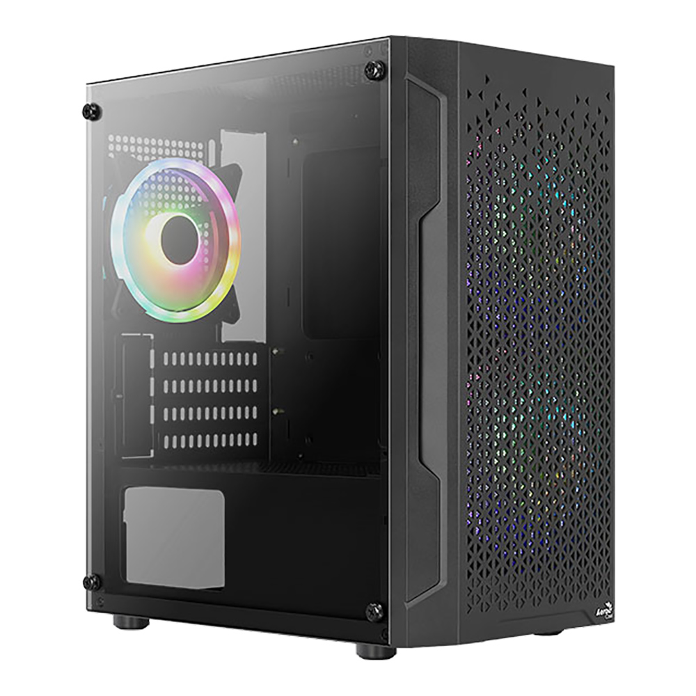 Model Trinity Mini CASE (เคส) AEROCOOL TRINITY MINI (TRINITY MINI-G-BK-V3) (MICRO-ATX)