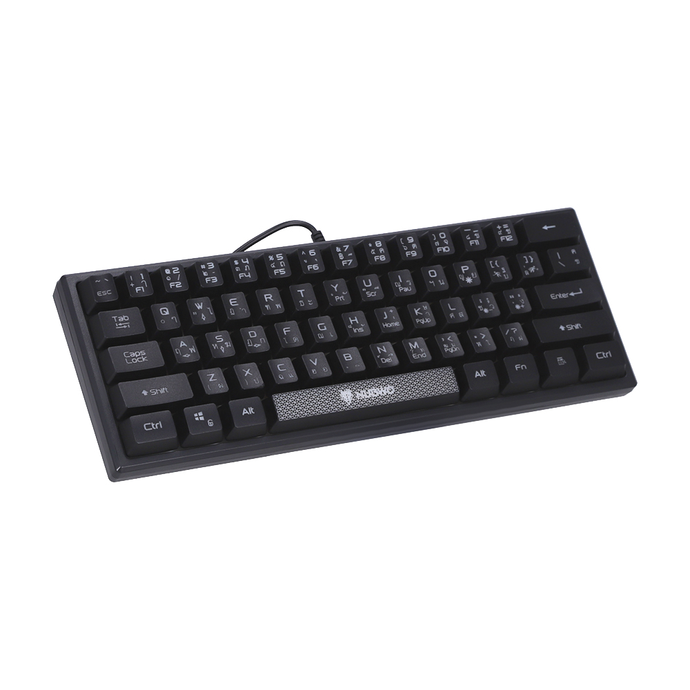 KEYBOARD (คีย์บอร์ด) NUBWO NK-38 WIZARDY MINI KEYBOARD (BLACK)