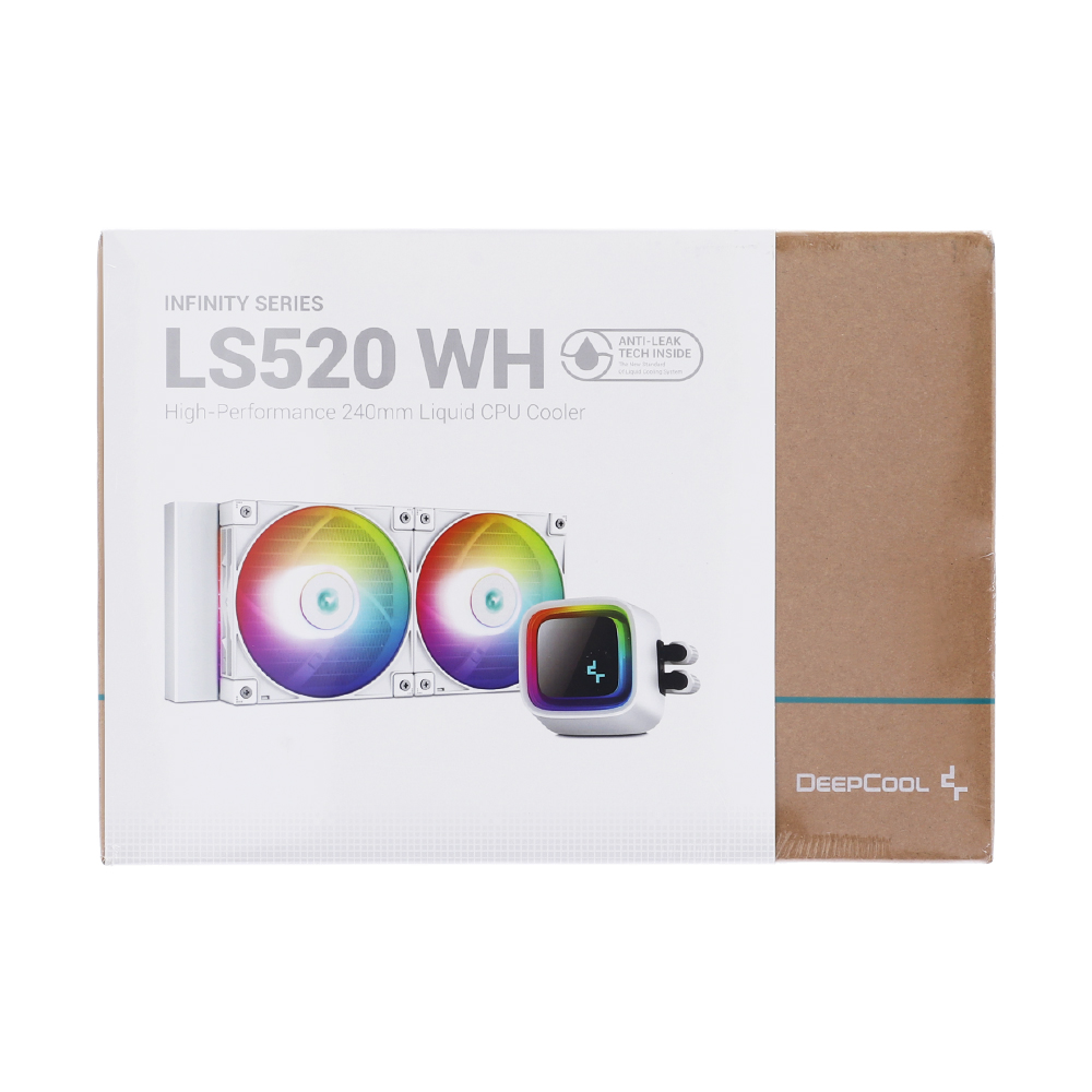 CPU LIQUID COOLER (ระบบระบายความร้อนด้วยน้ำ) DEEPCOOL LS520 WHITE