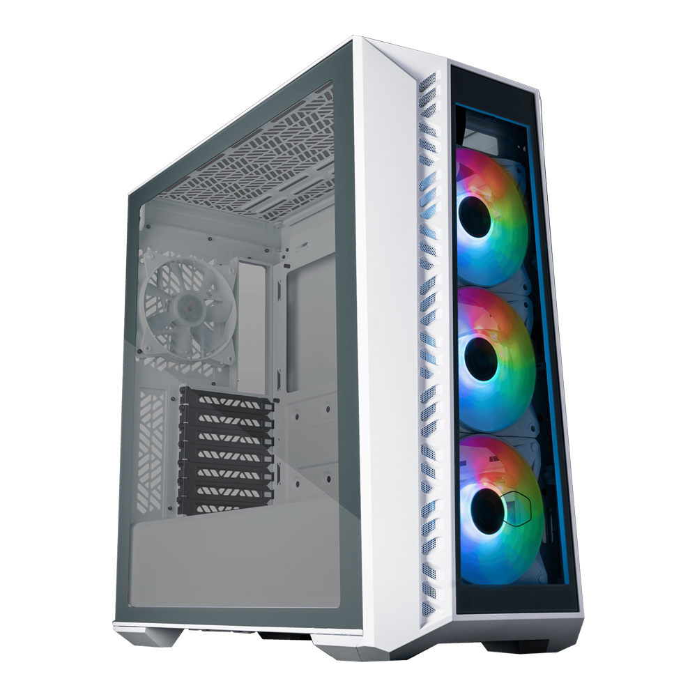 Cooled Master Box CASE (เคส) COOLER MASTER MASTERBOX 520 (WHITE) (E-ATX)