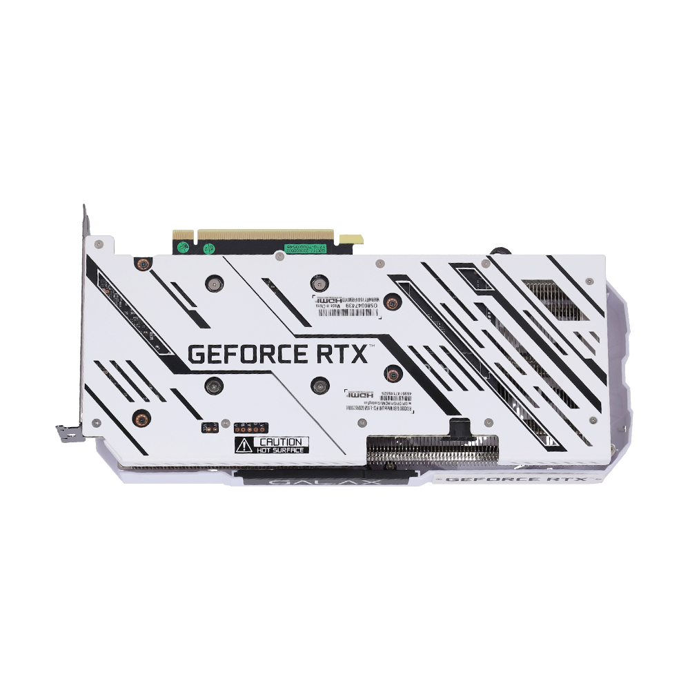 VGA (การ์ดแสดงผล) GALAX GEFORCE RTX 3060 TI EX WHITE LHR (1-CLICK