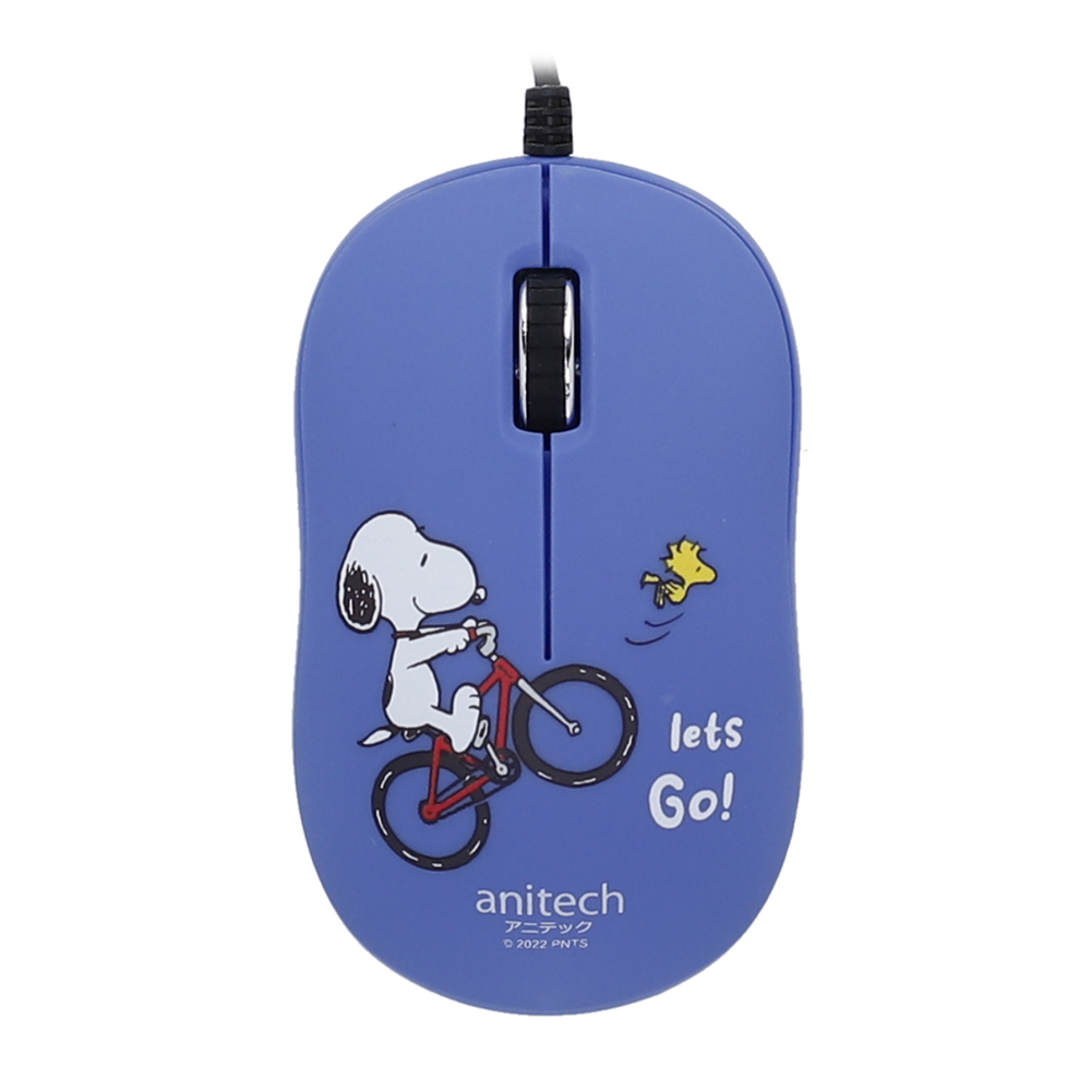 MOUSE (เมาส์) ANITECH [SNOOPY] USB A548 BLUE
