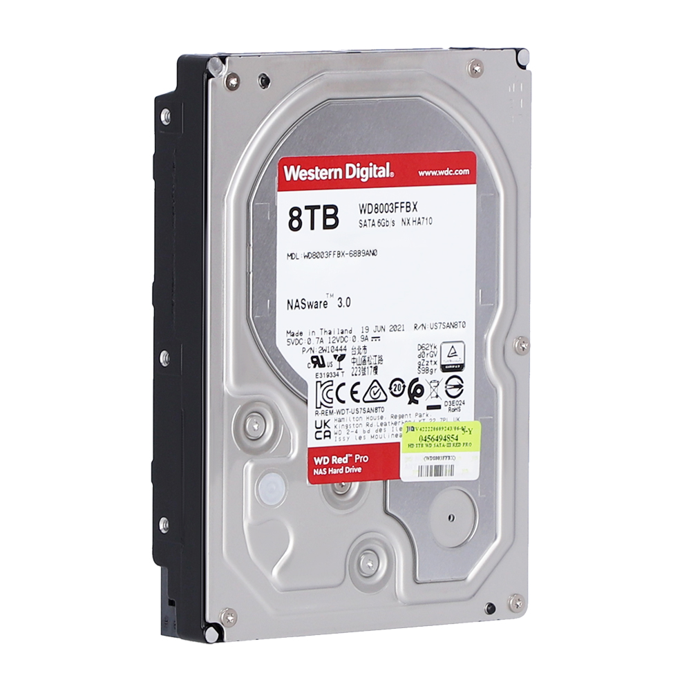 外付けハードディスク・ドライブ WD Red WD8003FFBX 8TB HDD (WR3) 8TB