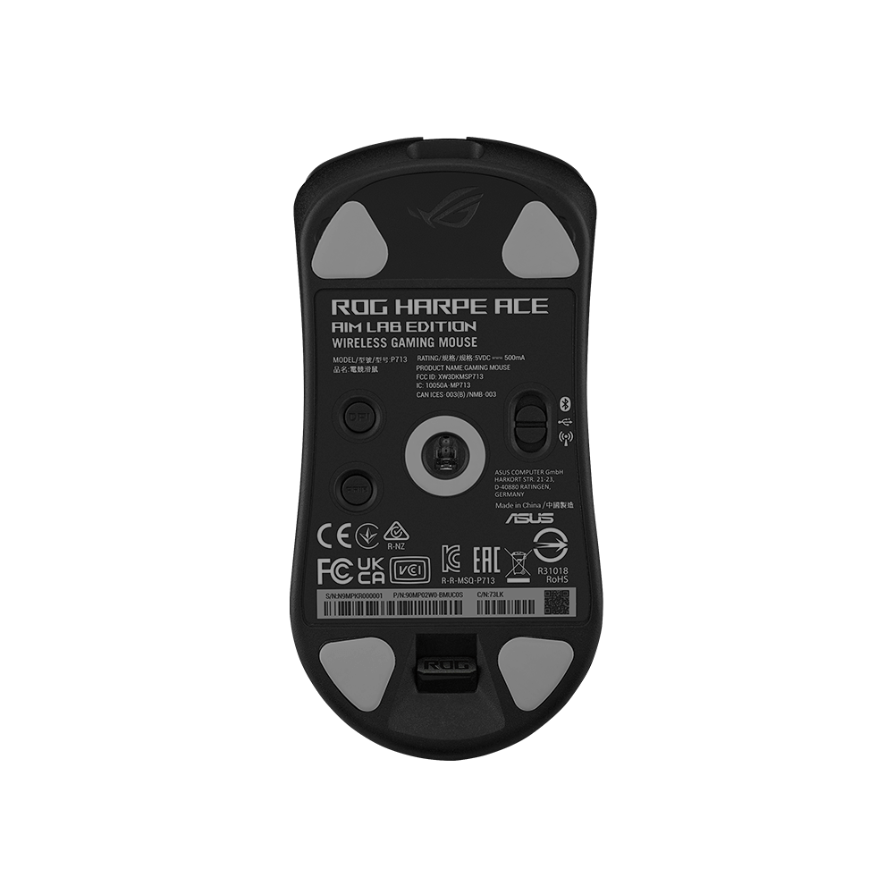 Mouse Aim Button WIRELESS MOUSE (เมาส์ไร้สาย) ASUS ROG HARPE ACE AIM LAB EDITION (BLACK)