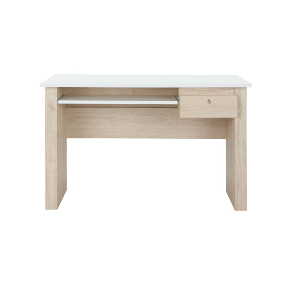 OFFICE TABLE H-LARA/PS2 (โต๊ะคอมพิวเตอร์ )120CM GO/WT [110033223]