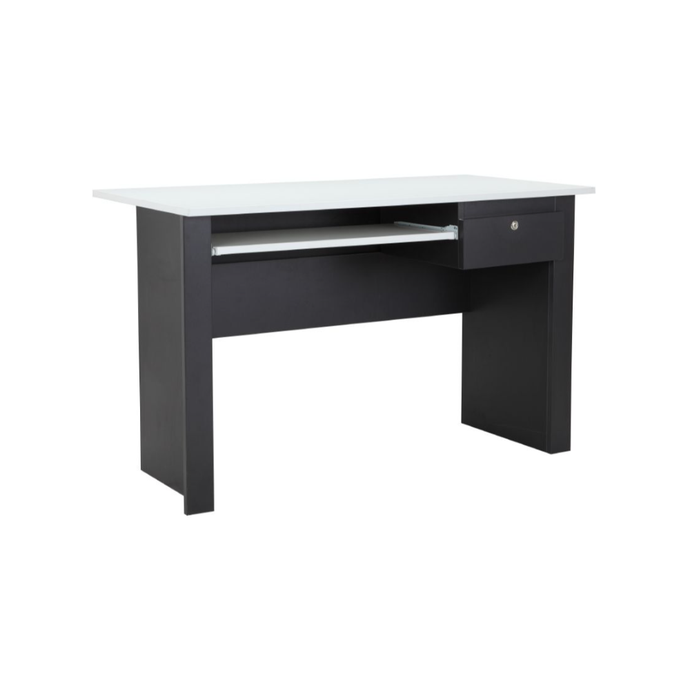 OFFICE TABLE H-LARA/PS2 (โต๊ะคอมพิวเตอร์) 120 CM,GY/WT [110033222]