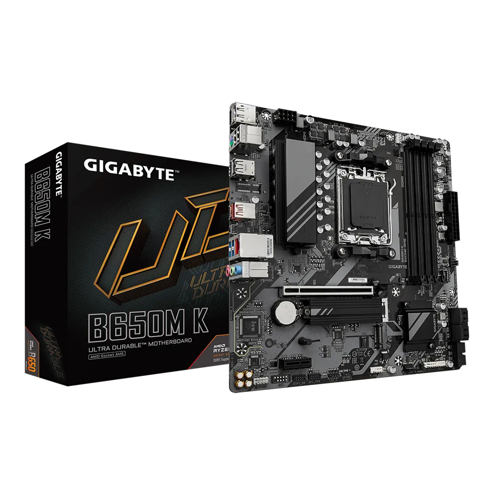 MAINBOARD (เมนบอร์ด) GIGABYTE B650M K (REV. 1.1) (SOCKET AM5 DDR5