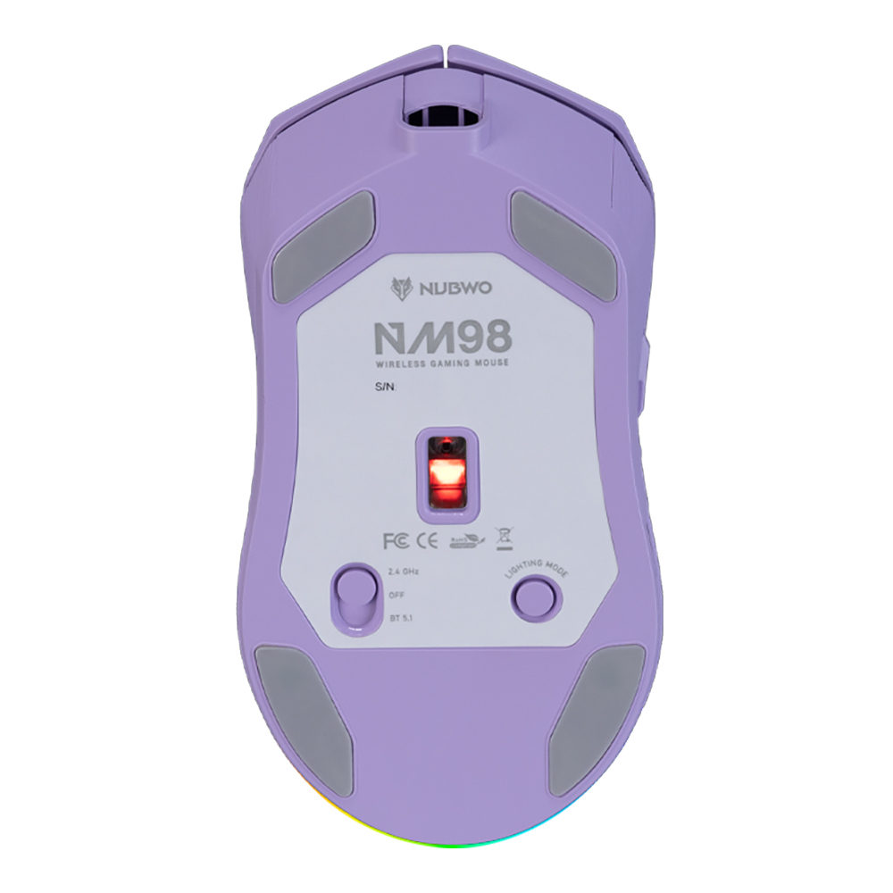 Dual Mode Feature MOUSE (เมาส์) NUBWO NM-98 DUAL MODE (PURPLE)