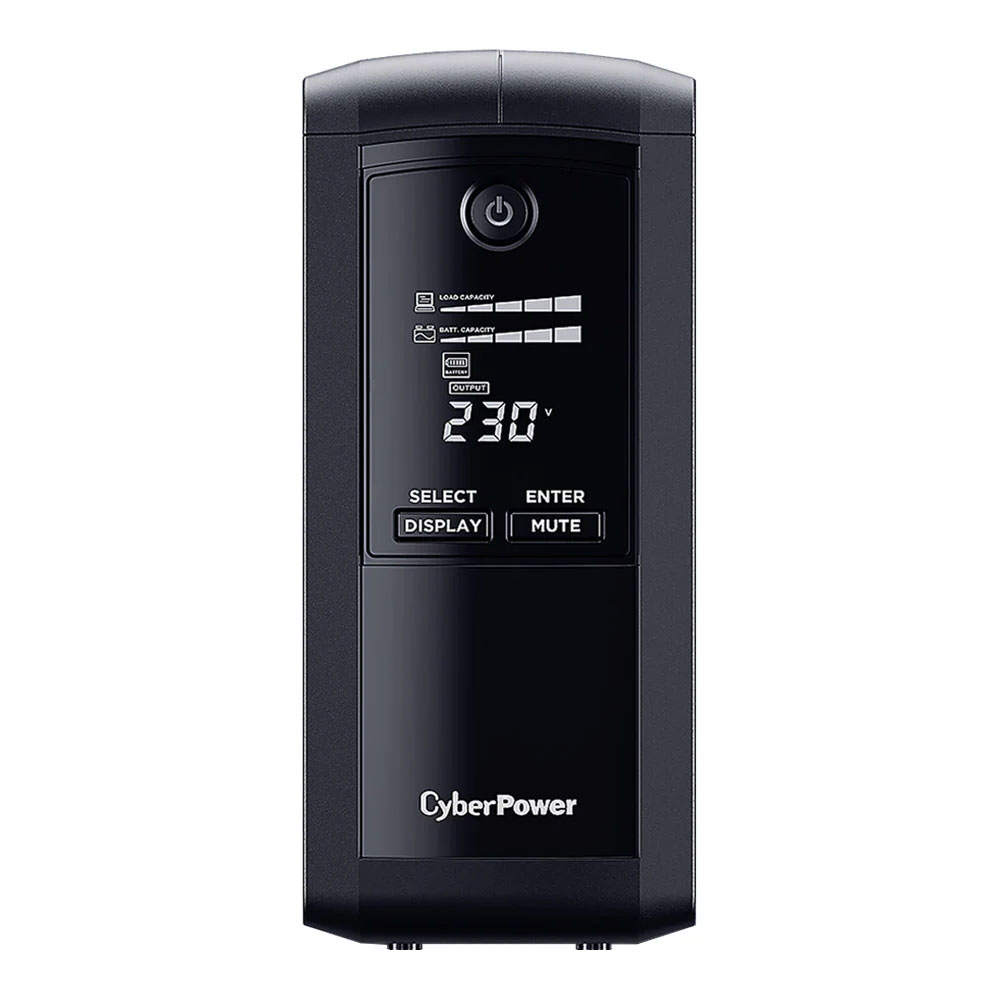 UPS (เครื่องสำรองไฟฟ้า) CYBER POWER VP1000ELCD (1000VA/550W)