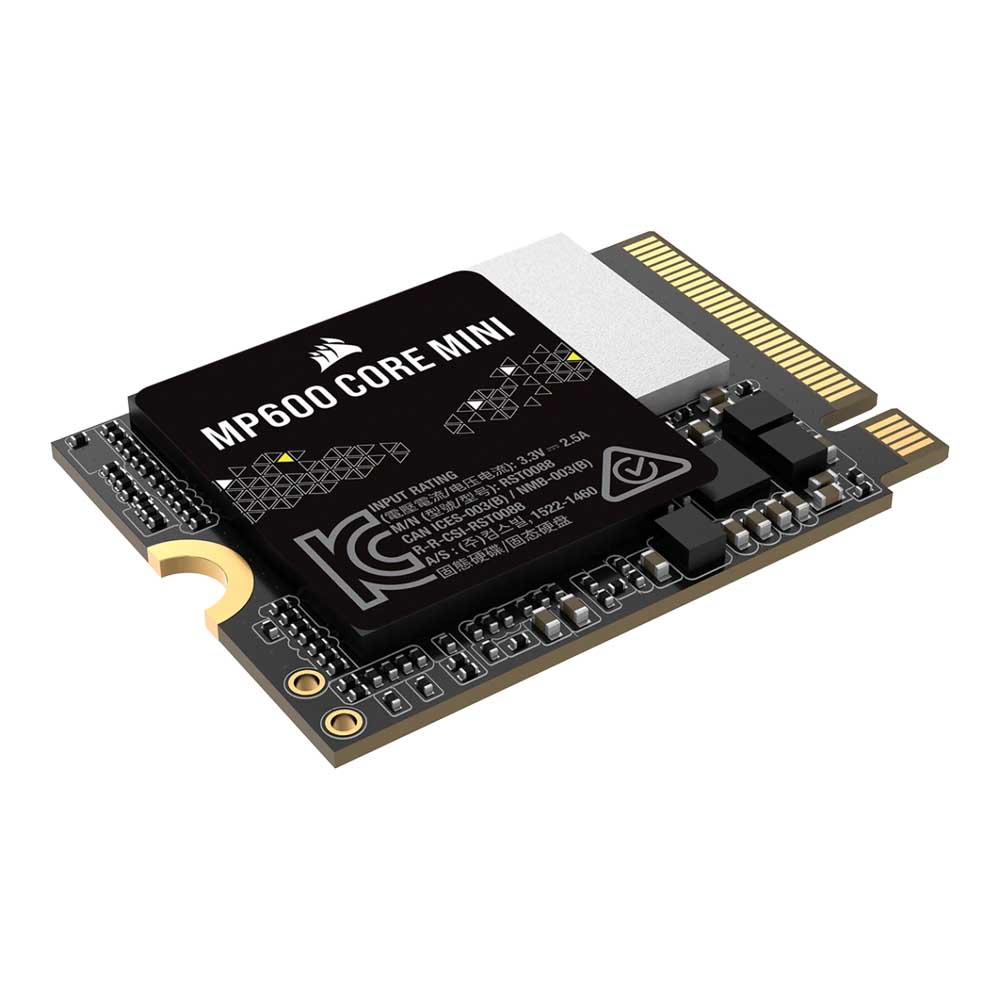 1 TB SSD (เอสเอสดี) CORSAIR MP600 CORE MINI - PCIe 4x4 NVMe M.2