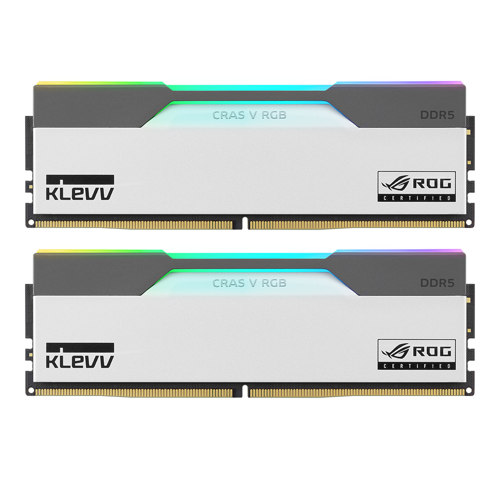 32GB (16GBx2) DDR5 7200MHz RAM (หน่วยความจำ) KLEVV CRAS V RGB ROG