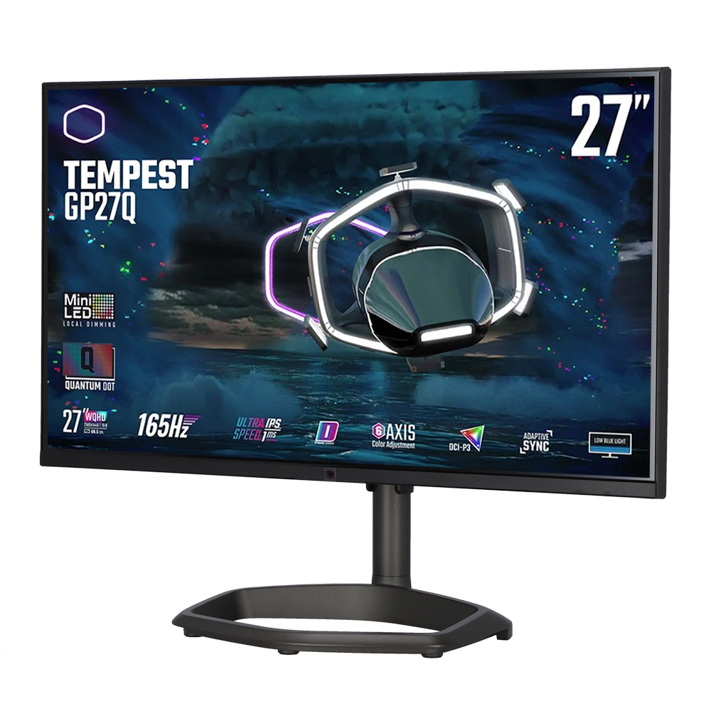 MONITOR (จอมอนิเตอร์) COOLER MASTER TEMPEST GP27Q - 27 INCH MINI LED ...