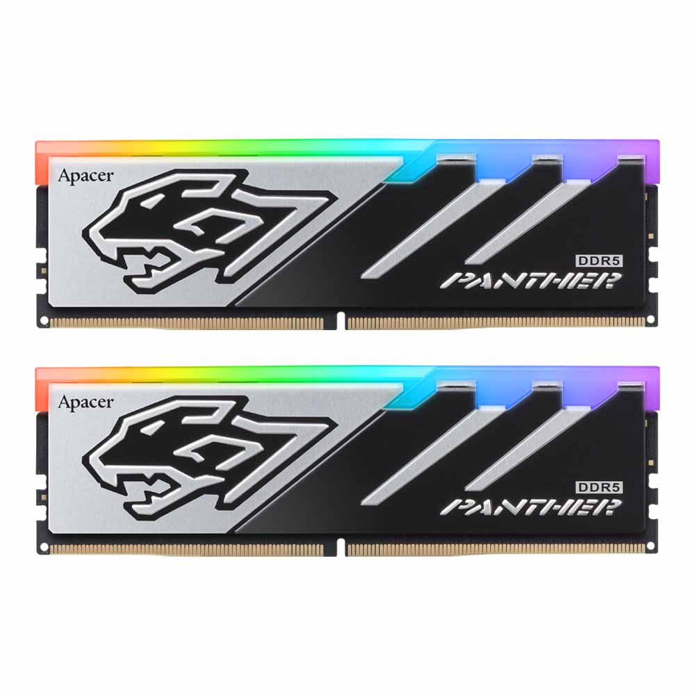32GB (16GBx2) DDR5 6400MHz RAM (หน่วยความจำ) APACER PANTHER RGB