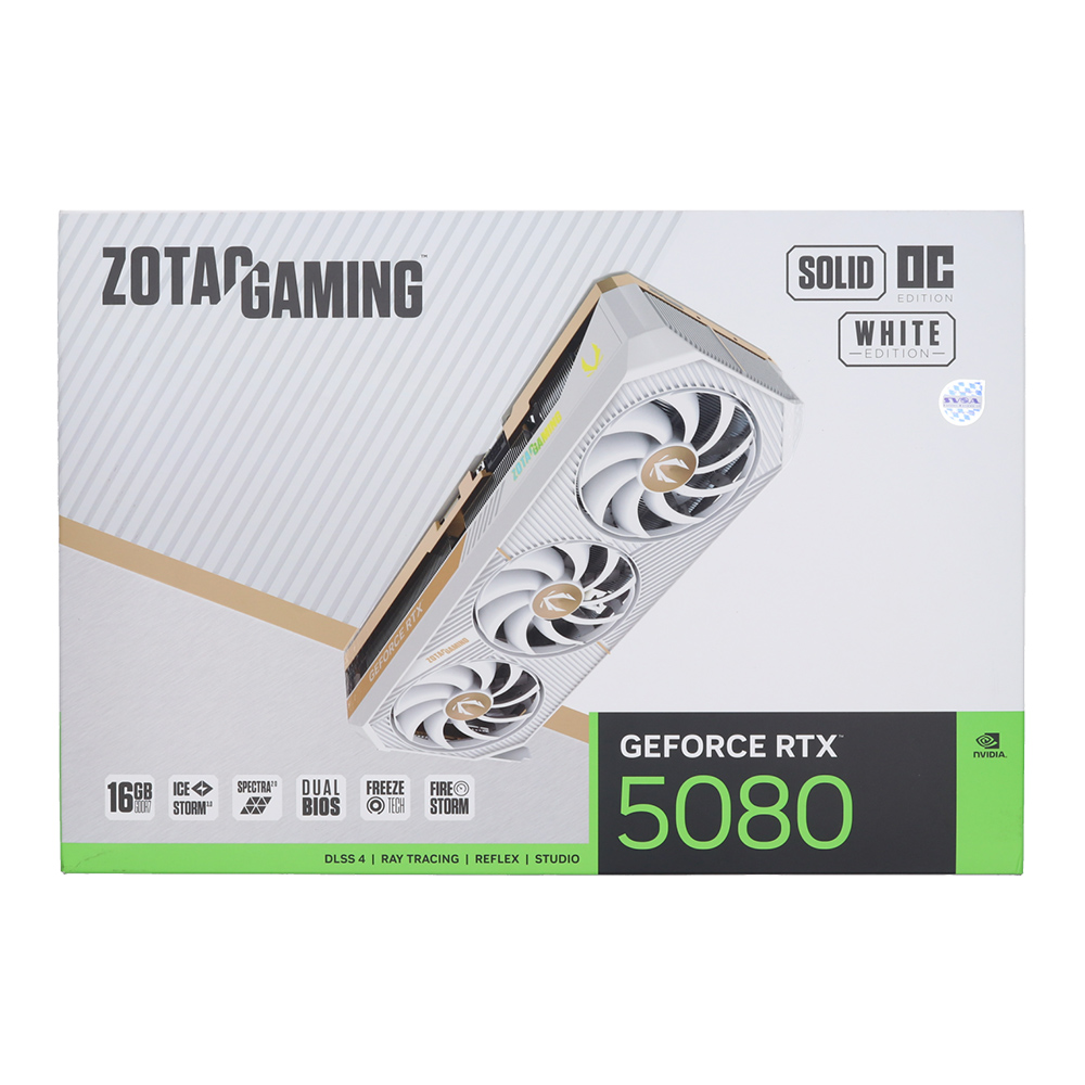 VGA Zotac RTX 5080 SOLID OC White Edition 16GB GDDR7, ZT-B50800Q-10P