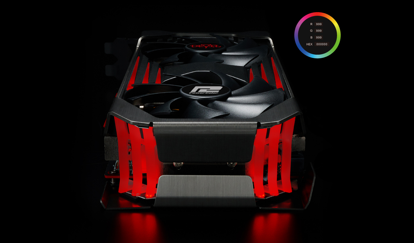 VGA (การ์ดแสดงผล) POWER COLOR RED DEVIL AMD RADEON RX 6600XT 8GB 