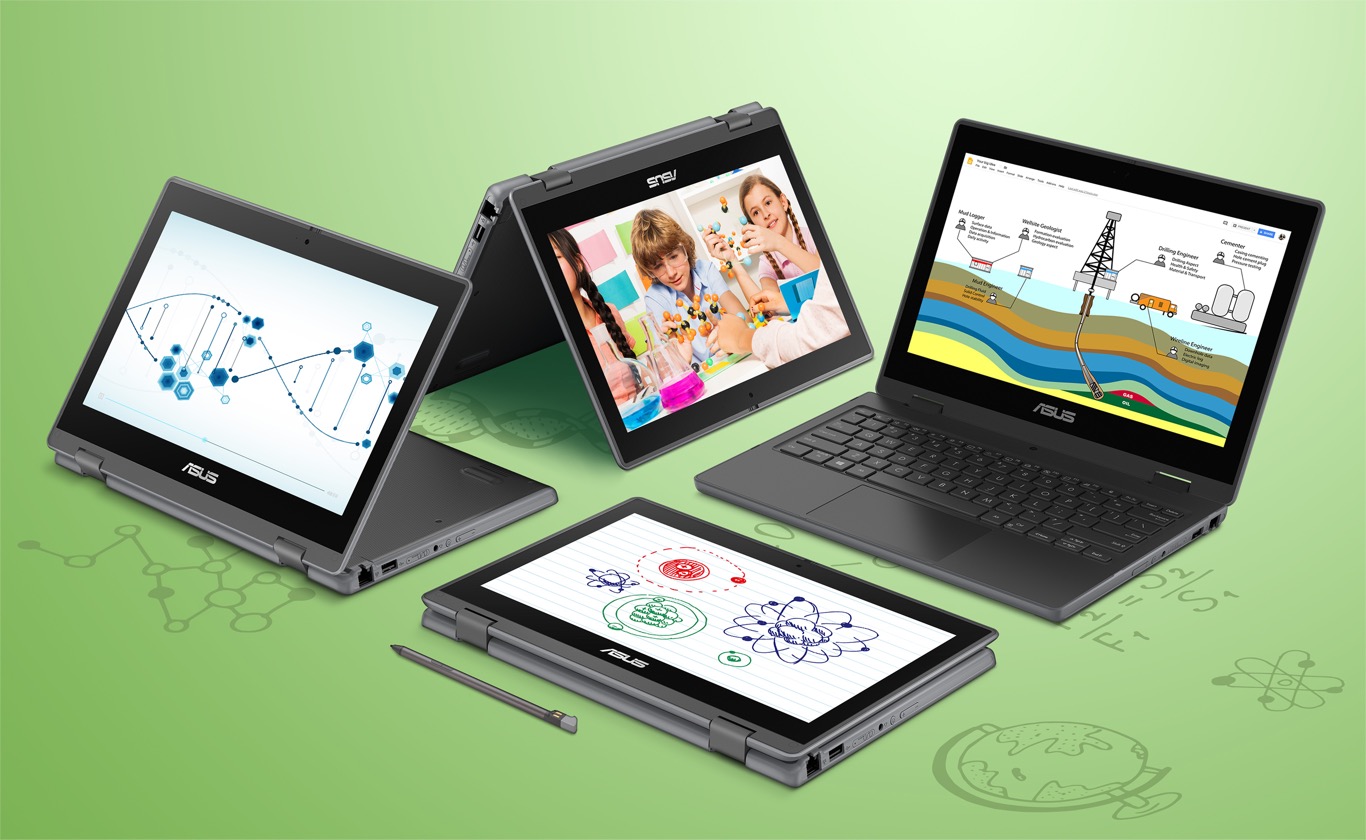 NOTEBOOK 2 IN 1 (โน้ตบุ๊คแบบฝาพับ 360 องศา) ASUS BR1100FKA-BP0548R ...