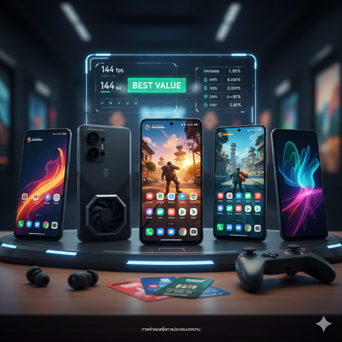โทรศัพท์เล่นเกมรุ่นไหนดี ปี 2025 – เลือกอย่างไรให้คุ้ม