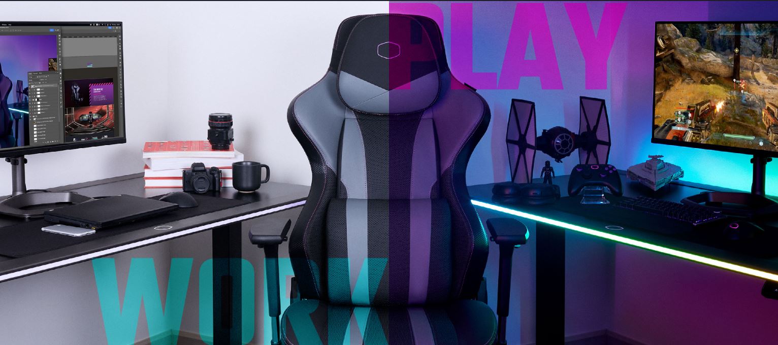 GAMING CHAIR (เก้าอี้เกมมิ่ง) COOLER MASTER GAMING CALIBER GCX2 (CMI ...